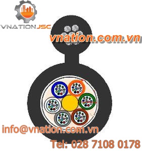 fiber optic cable / stranded / waterproof / steel
