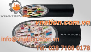 communication cable / multi-pair / corrosion-resistant / steel
