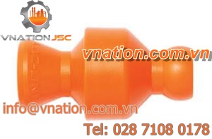 ball check valve / plastic / in-line