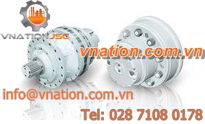 planetary gear reducer / coaxial / for construction vehicles