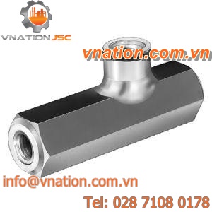 piloted check valve / poppet / threaded / hydraulic