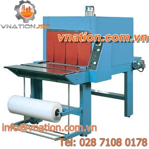 manual sleeve wrapping machine / with shrink tunnel / box