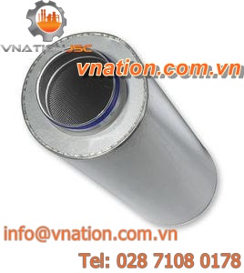 ventilation silencer / air conditioning / tubular
