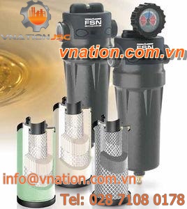 air filter / compressed air / activated carbon / electromagnetic