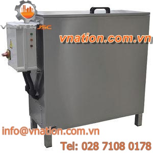 laboratory sterilizer / steam / vertical / automatic
