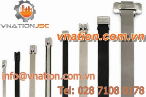 stainless steel cable tie / polyester / nylon