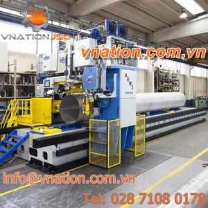 hydraulic press / joining / tube / traveling-column
