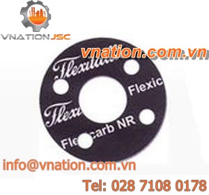 flat seal / flange / graphite / chemical-resistant
