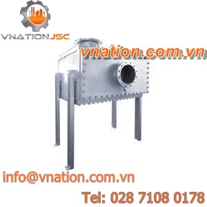 welded plate heat exchanger / liquid/liquid / gas/liquid / stainless steel