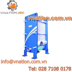 welded plate heat exchanger / liquid/liquid / gas/liquid / stainless steel