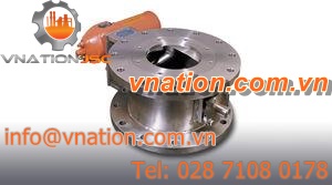 butterfly valve / mass flow control / for slurry