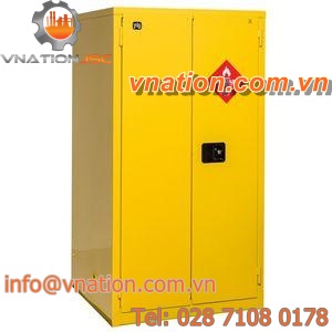 security cabinet / free-standing / double-door / steel