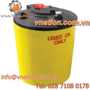 oil tank / double-walled / plastic / vertical