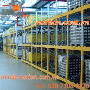 pallet shelving / for bulky products / multi-storage / for warehouses