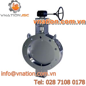 butterfly valve / double-flange / wafer / concentric