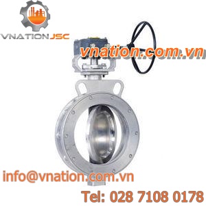 butterfly valve / flow control / isolation / for steam