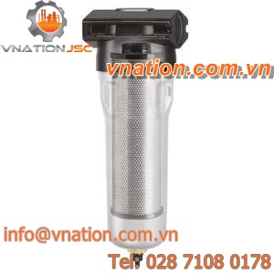 compressed air filter / cartridge / in-line / industrial