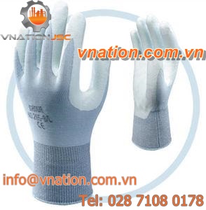 work gloves / anti-cut / nitrile / nylon