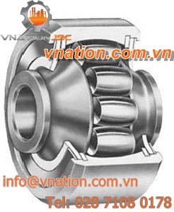 cylindrical roller bearing / single-row / steel / self-aligning