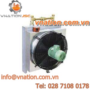 oil cooler / air / for hydraulic applications / finned tube