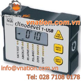 1-axis inclinometer / digital / USB