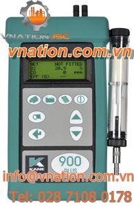 gas analyzer / oxygen / carbon dioxide / combustion