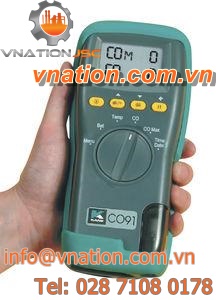 gas analyzer / carbon monoxyde / temperature / portable