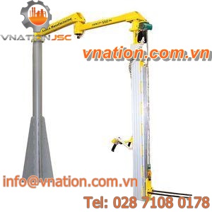 rotating lift / vertical / pneumatic