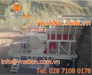 jaw crusher / mobile / for all kinds of materials