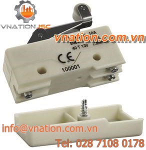 single-pole micro-switch / PBT / electromechanical / IP40