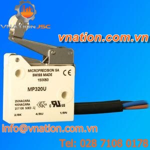 single-pole micro-switch / high-temperature / stainless steel / electromechanical