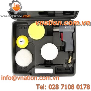 handheld sander-polisher / pneumatic / lightweight / brush