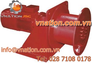 pneumatic winch / for cranes / planetary