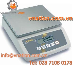 bench scales / counting / with LCD display / with external calibration weight
