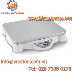 platform scales / with LCD display / with external calibration weight / compact