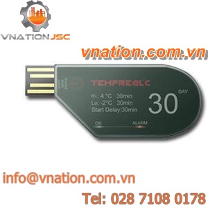 temperature data-logger / single use / USB / EN 12830
