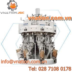 bag filling system / automatic / for granulates / for powders