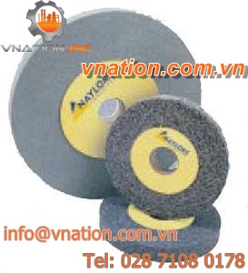 cylindrical grinding wheel / silicon carbide / vitrified bonded superabrasive / abrasive