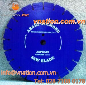 circular saw blade / diamond / for asphalt