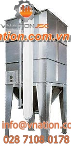 cone-bottom silo / galvanized steel