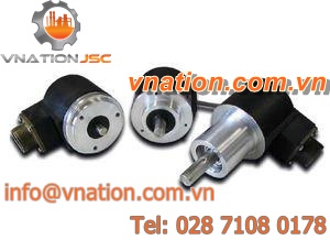 incremental rotary encoder / solid-shaft / for high shaft loads