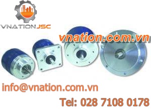 single-turn rotary encoder / absolute / optical / flange