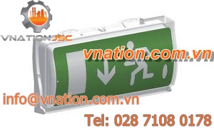 surface-mounted safety lighting / LED / emergency exit