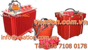 distribution transformer / epoxy resin / floor-standing / three-phase