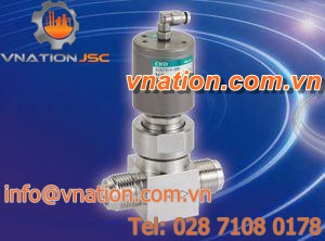 diaphragm valve / control / for gas