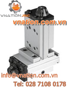 ball screw linear guide / dovetail / aluminum