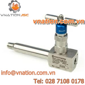 needle valve / manual / isolation / stainless steel