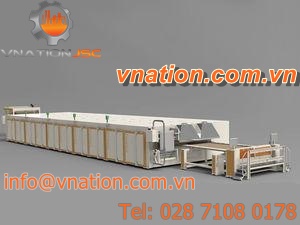 drying oven / tunnel / electric / for textiles