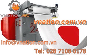 continuous dryer / air blast / for the textile industry
