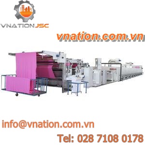hot air dryer / for the textile industry / horizontal / rotary drum